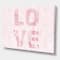 Designart - Pink Pastel Love - Shabby Chic Canvas Wall Art Print